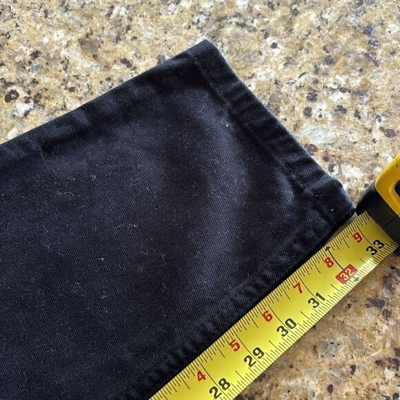 Black Jeans Vintage St John’s Bay High Rise Baggy Relaxed Tapered Leg Denim Mom - Picture 8 of 10